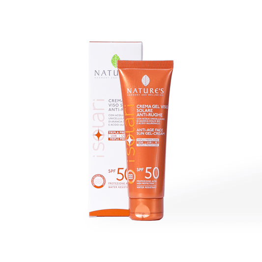 Gel Crème Visage Anti - Âge SPF50 - Isolari